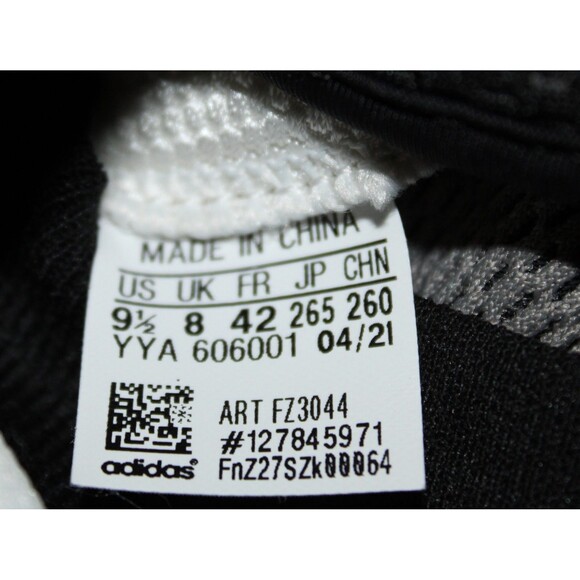 Adidas Stella McCartney Ultraboost 21 Womens Size 9.5 Black Shoes White New - Picture 4 of 11